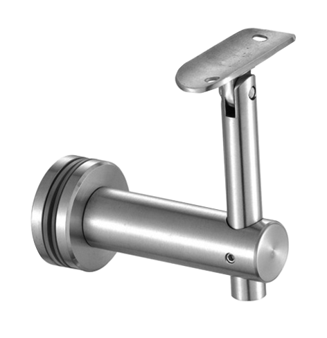 COMMERCIAL - GLASS MOUNT HANDRAIL BRACKET (CRS11BK)