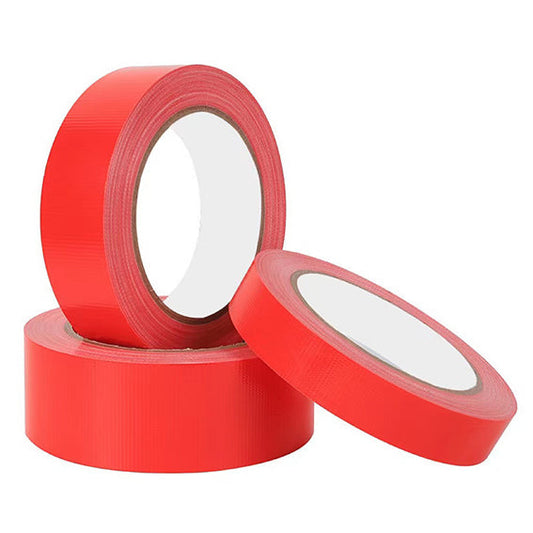 1.97in X 54.7 YD. RESIDUE FREE POLY HANGING TAPE IN RED - FOR HOLDING GLASS