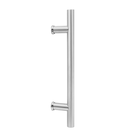 Tirador tubular individual tipo escalera. Tamaño: Diámetro 19 x Largo 12 pulgadas (305 mm) x Centro/Centro 8 pulgadas (203 mm)