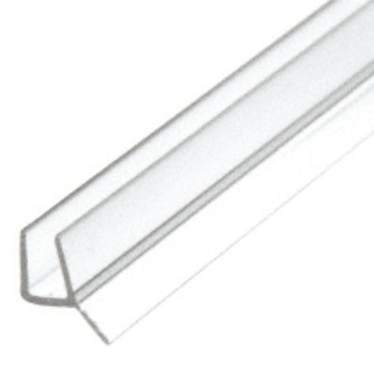 PLASTIC SEAL - PC SWING DOOR BOTTOM WIPE OR VERTICAL SEAL FOR BI-FOLD DOOR FOR 1/2 GLASS(P-S&W-1/2-96)