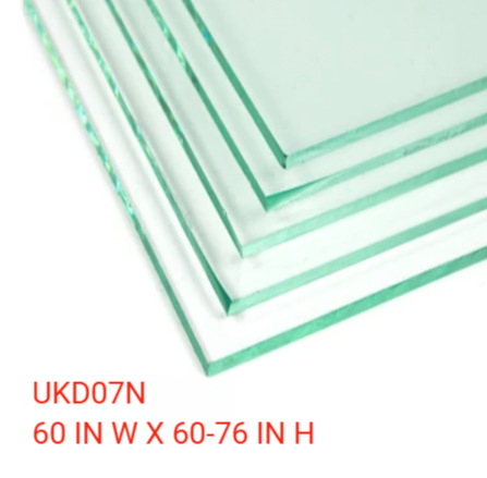 UKD07N-VIDRIO PARA PUERTA CORREDERA (A+B)