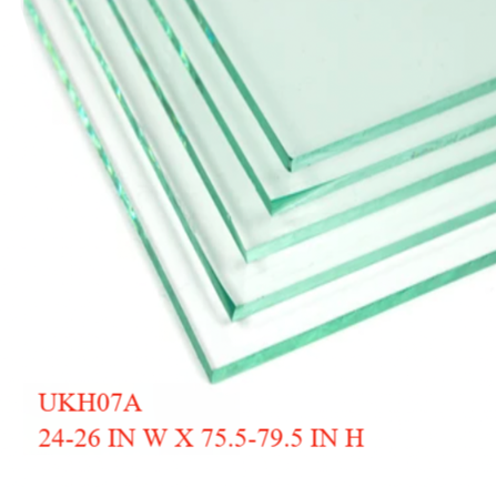 SWING DOOR GLASS - DOOR (W/BOX) WITH ENDURO SHIELD COATING ON BOTH SIDE