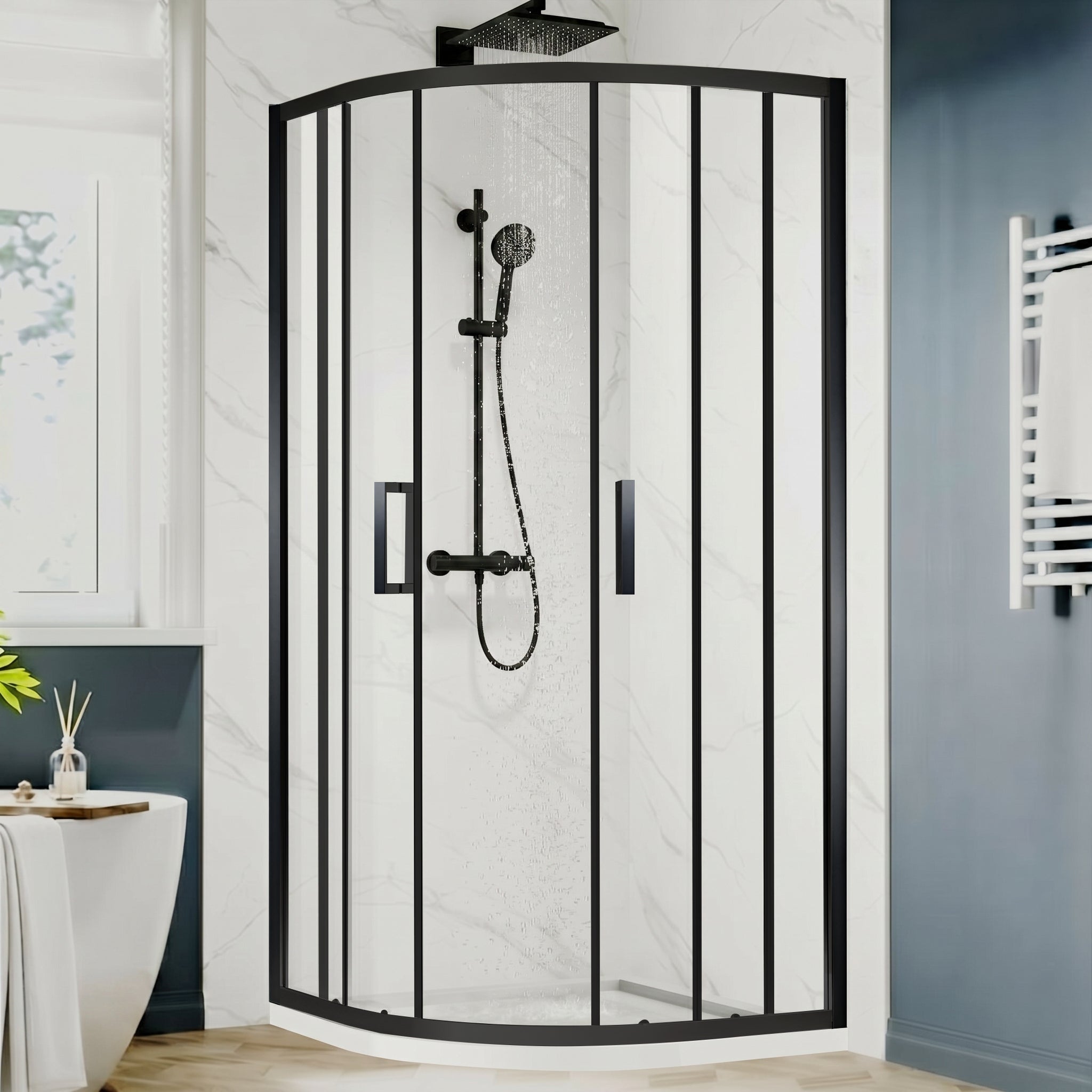 Complete the Look: Pairing Fixed Glass Panels with Your Square Corner ...