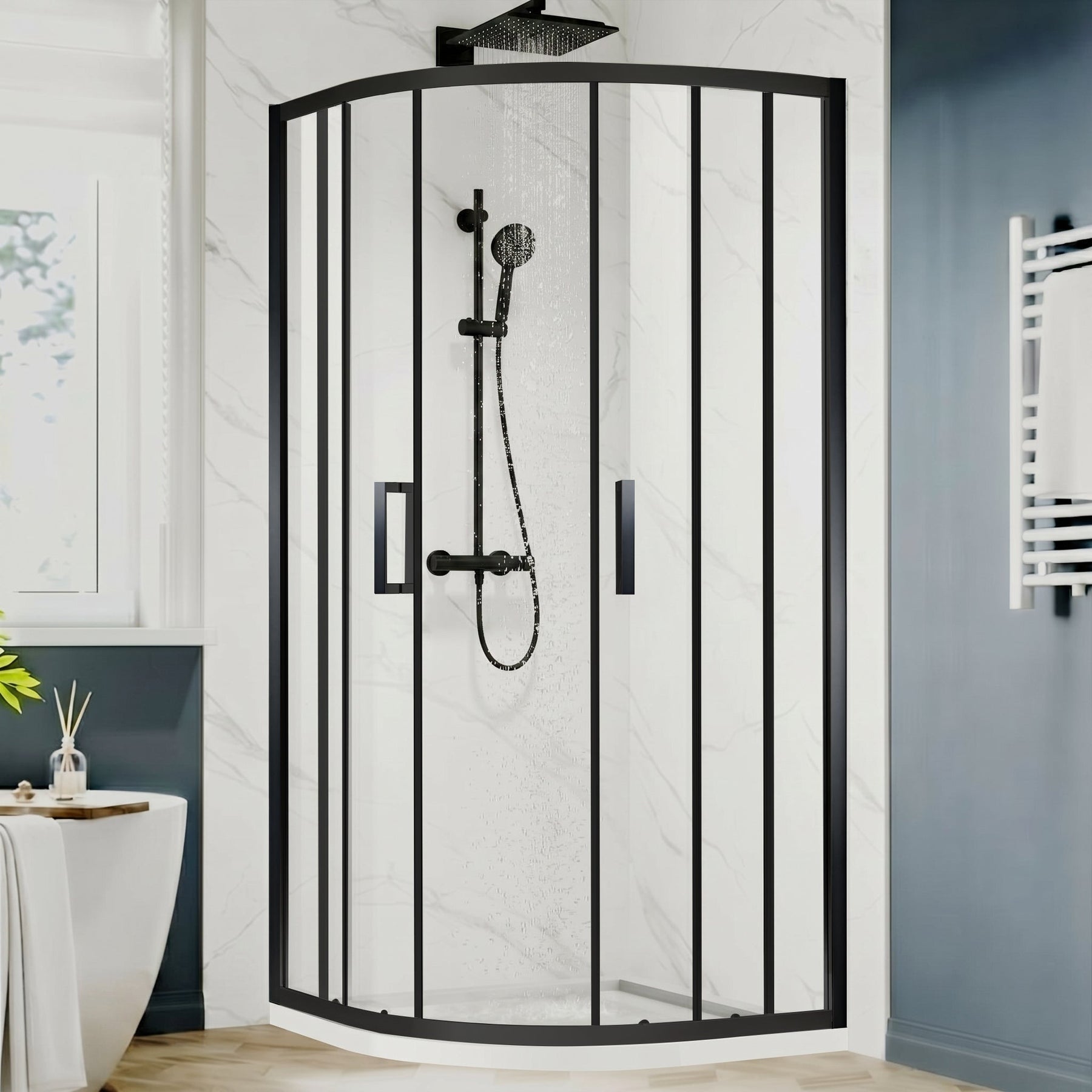 Complete the Look: Pairing Fixed Glass Panels with Your Square Corner ...