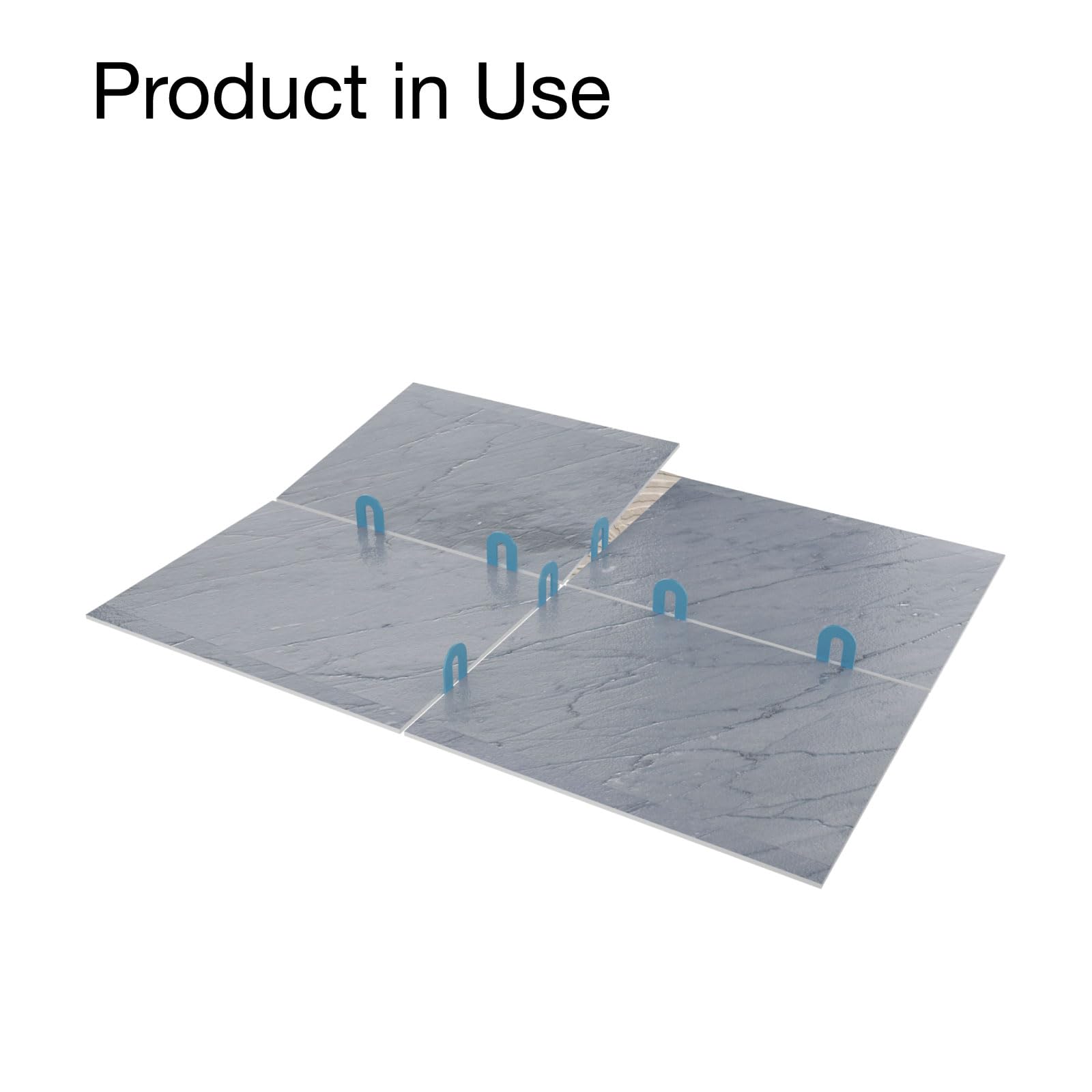 Unikoo Plastic Horseshoe Shims, High-Impact Styrene, Rust-Resistant Leveling Shims for Construction, Windows, Doors