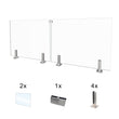CLG-97 Glass Panel, 101x44cm, 2-Piece Set