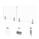 CLG-97 Glass Panel, 101x44cm, 2-Piece Set