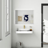 LED Backlit Bathroom Vanity Mirror with Dual Lighting, Anti-Fog, 3-Color Dimmable CRI90+, Memory Function, and Shatter-Proof Glass