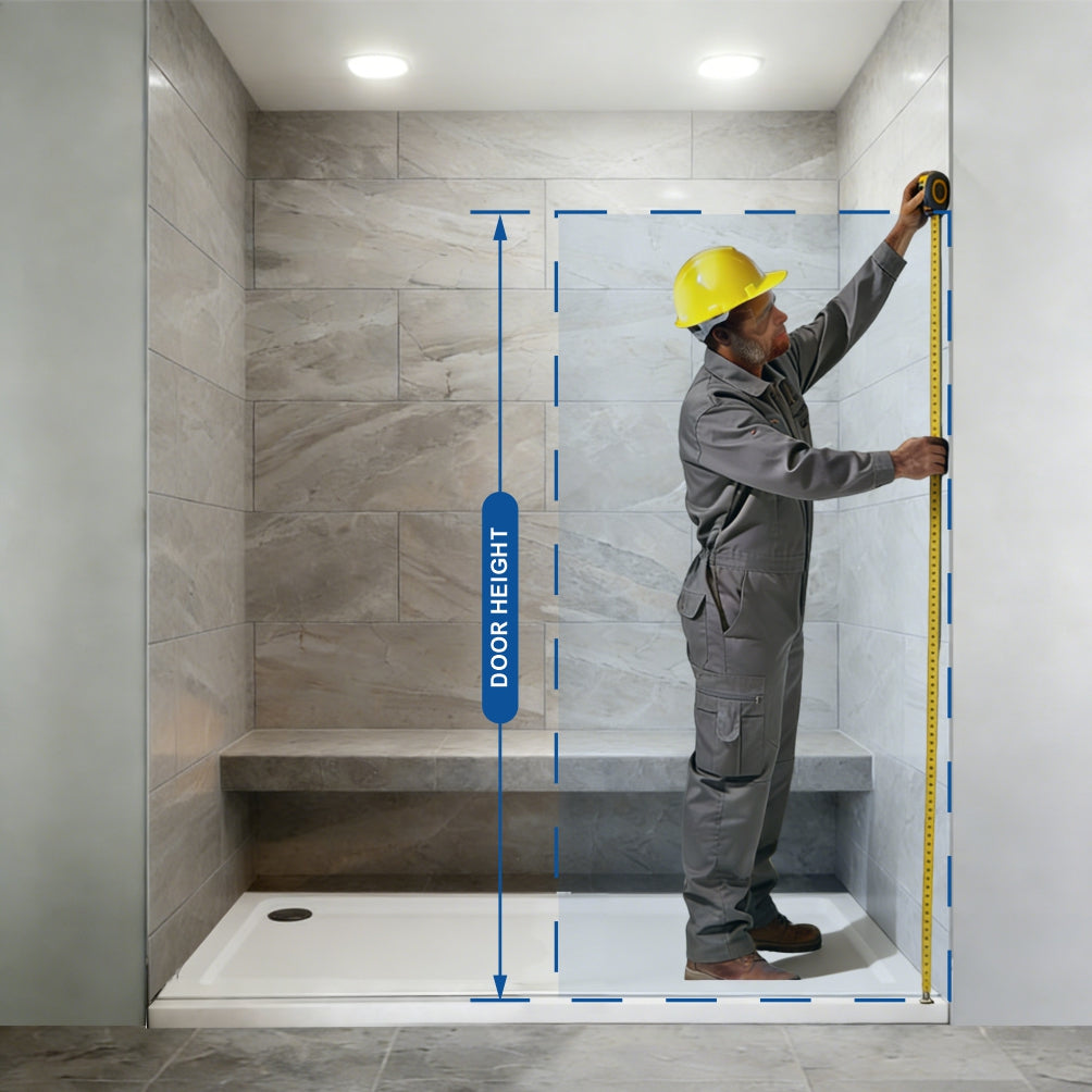 2. Measure Shower Height