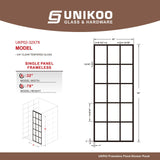 UKD06 Double Sliding Door Framed Shower Door with Enduro Shield