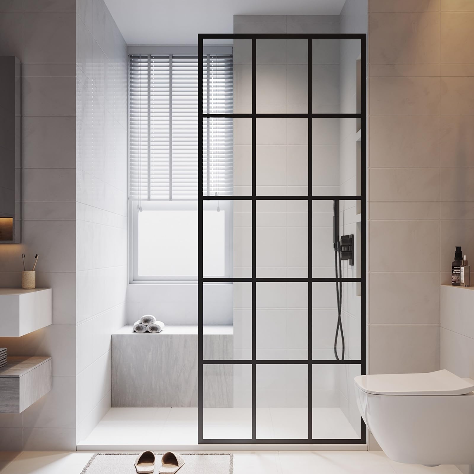 UKD06 Double Sliding Door Framed Shower Door with Enduro Shield