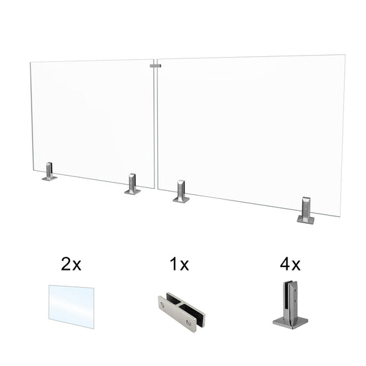 CRG-97 Glass Panel, 100x44cm, 2-Piece Set