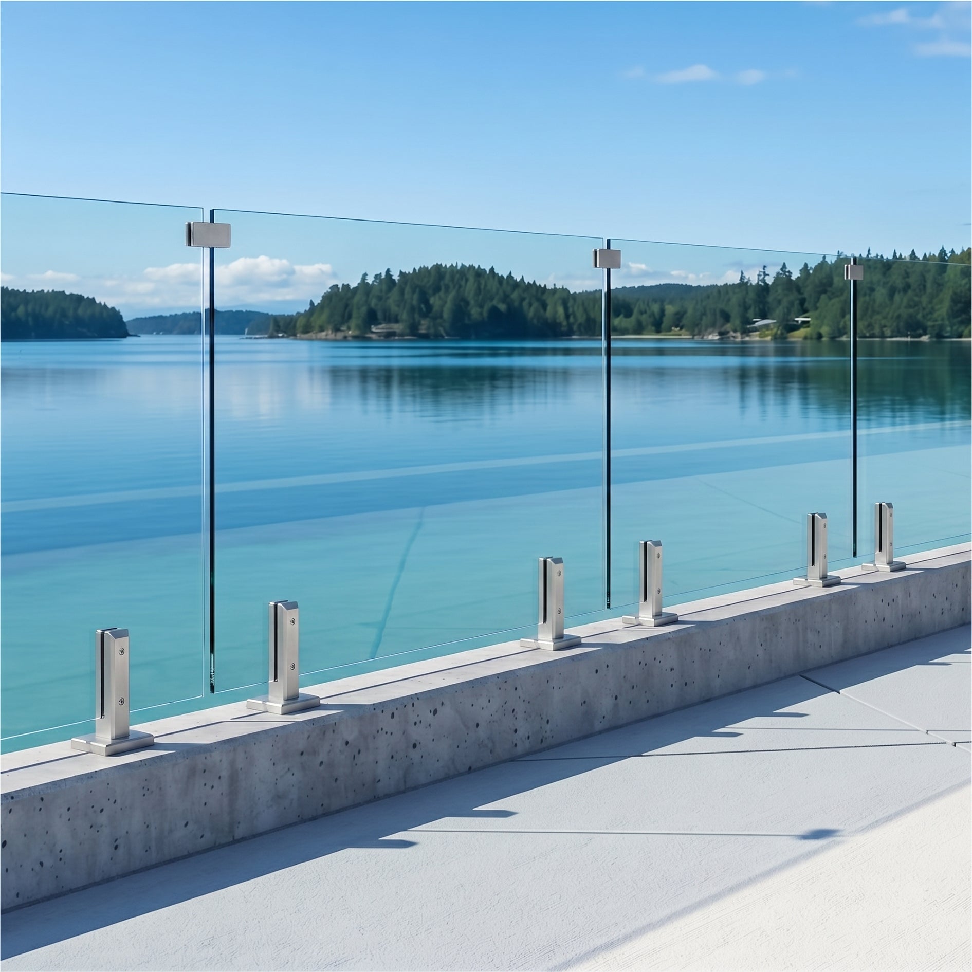 CLG-97 Glass Panel, 101x44cm, 2-Piece Set