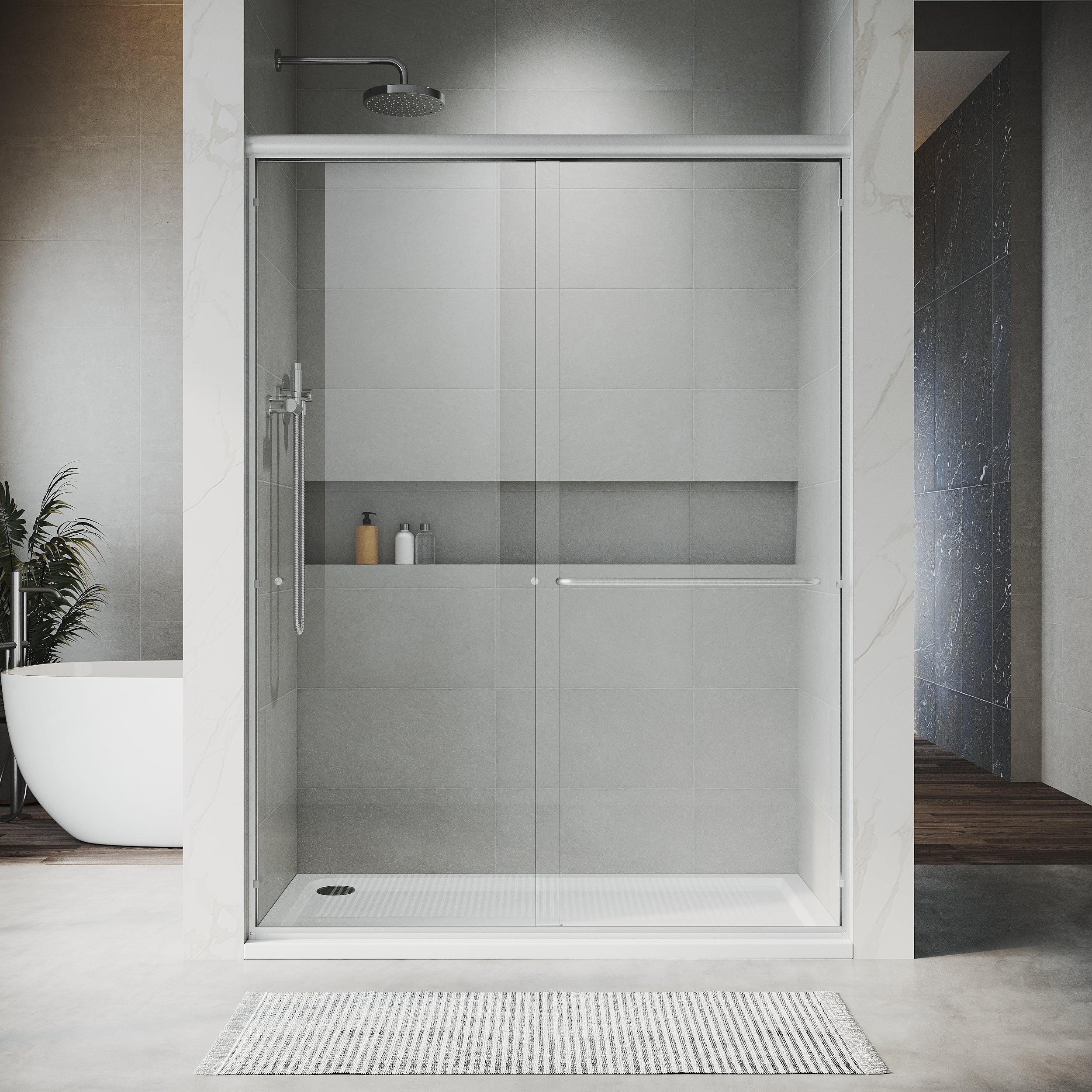 UKD07 60' x 72', DOBLE CORREDIZA, VIDRIO TRANSPARENTE DE 1/4'