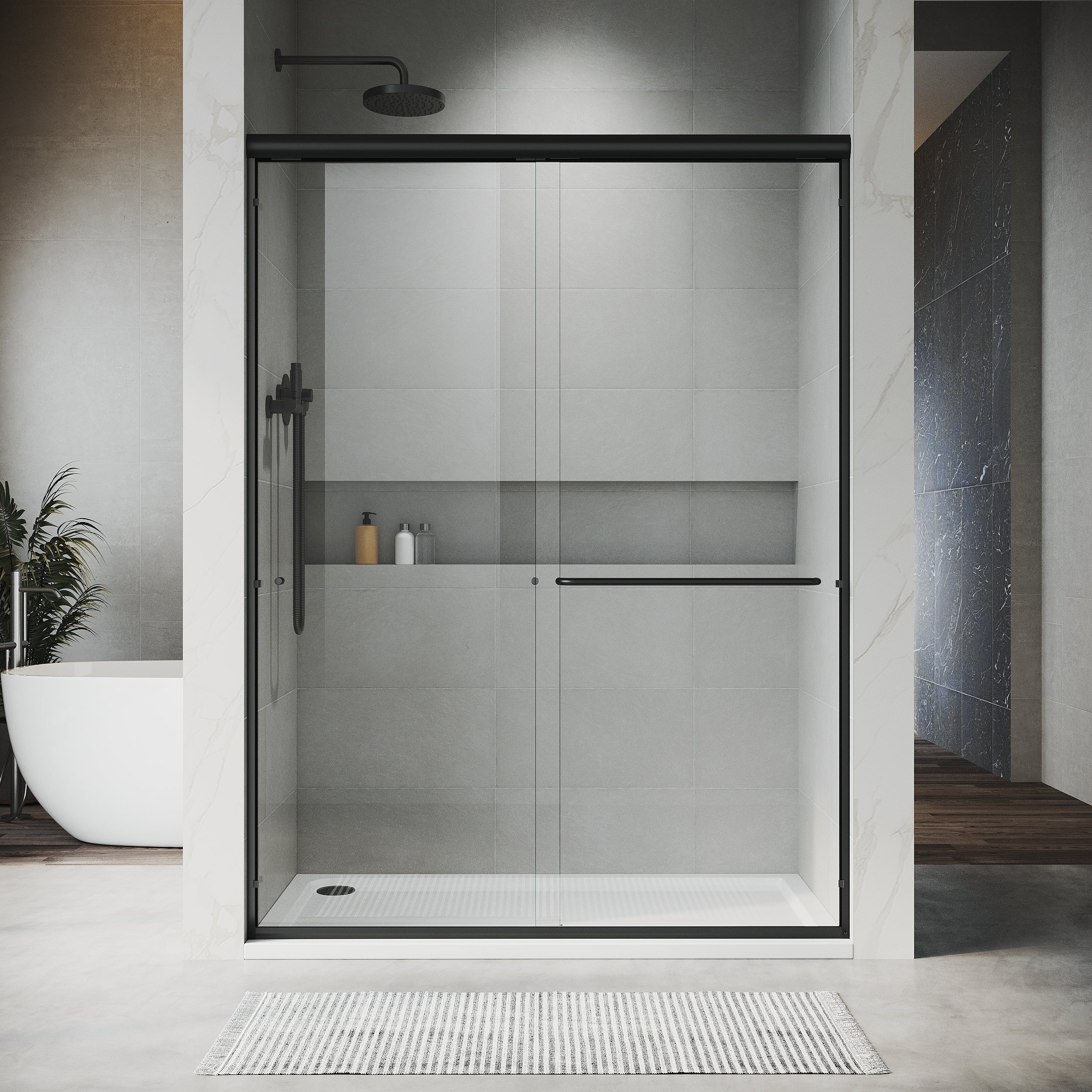 UKD07 60' x 72', DOBLE CORREDIZA, VIDRIO TRANSPARENTE DE 1/4'