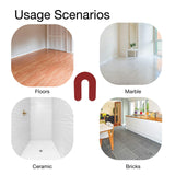 Unikoo Plastic Horseshoe Shims, High-Impact Styrene, Rust-Resistant Leveling Shims for Construction, Windows, Doors