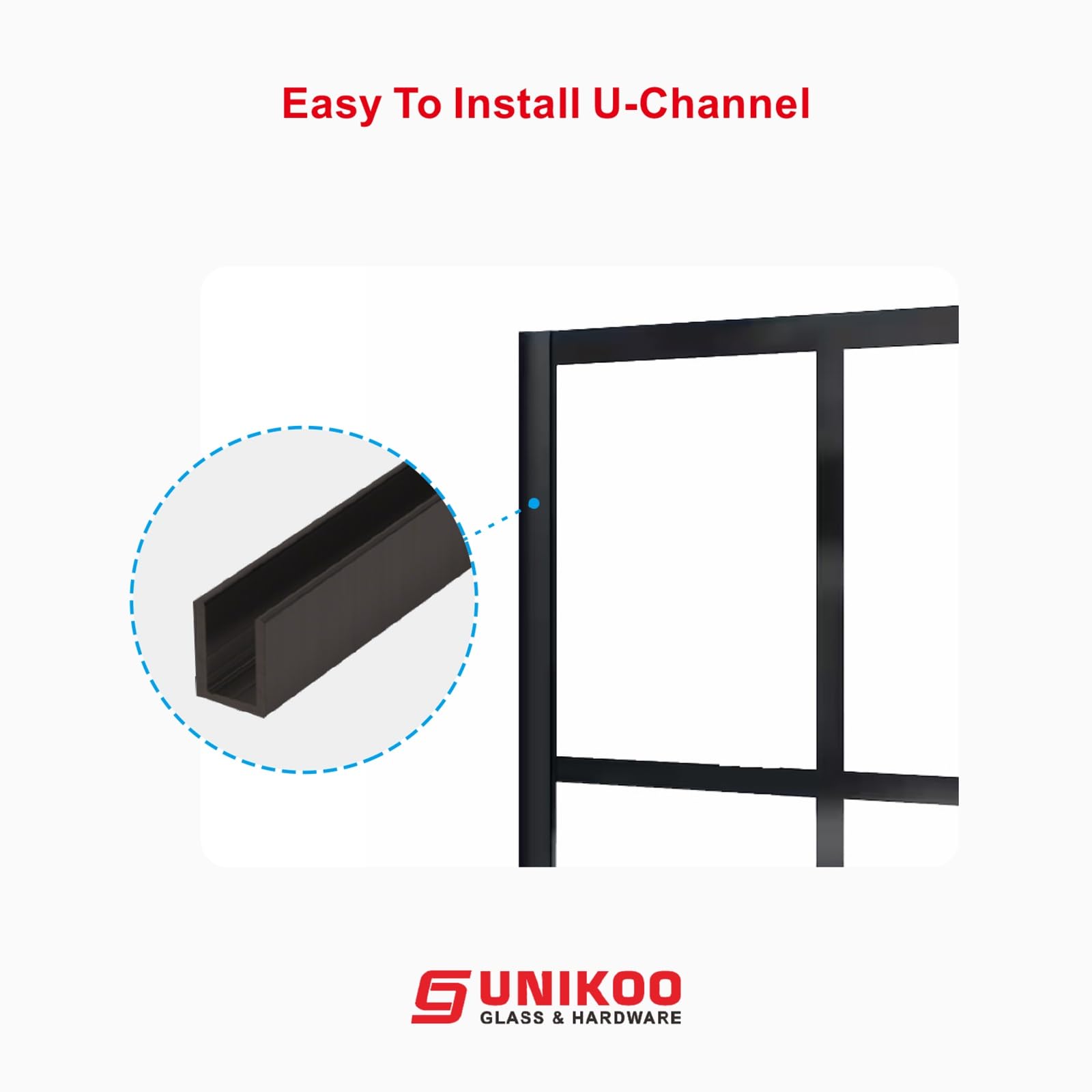 UKD06 Double Sliding Door Framed Shower Door with Enduro Shield