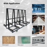 Unikoo Heavy Duty Drywall Cart, Glass Panel Dolly Handling Plywood Sheetrock Glass and Windows Service Cart