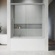 Puerta de ducha corredera doble con marco UKD07 y protección Enduro Shield
