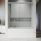 Puerta de ducha corredera doble con marco UKD07 y protección Enduro Shield