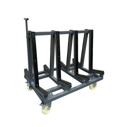 Unikoo Heavy Duty Drywall Cart, Glass Panel Dolly Handling Plywood Sheetrock Glass and Windows Service Cart