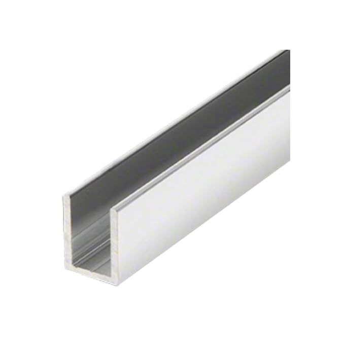 Unikoo U Channel for Fixing Shower Door Panels, Fit Unikoo Shower Doors or Universal Shower Doors