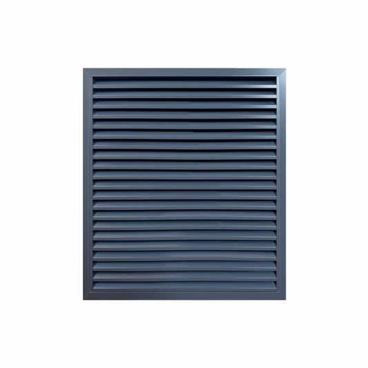 ALUMINUM ASSEMBLED LOUVER FENCE 72in X 72in