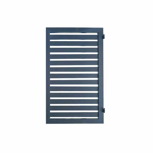 ALUMINUM SLAT SWING GATE 48inX72in