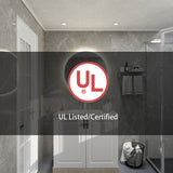 32 in. W x 32 in. H Round Frameless Anti-Fog Wall-Mounted LED Backlit Light Bathroom Vanity Mirror