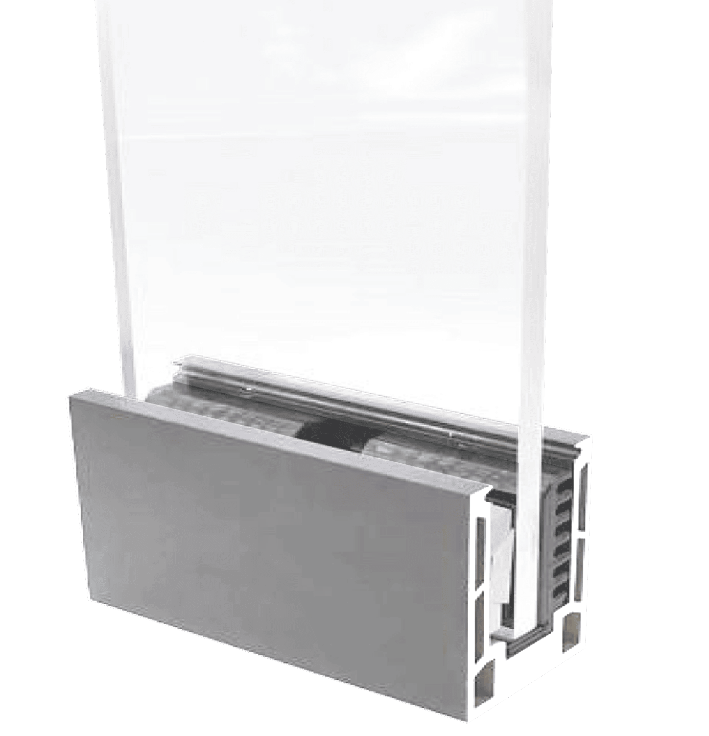 120 in ALUMINUM SQUARE BASE SHOE