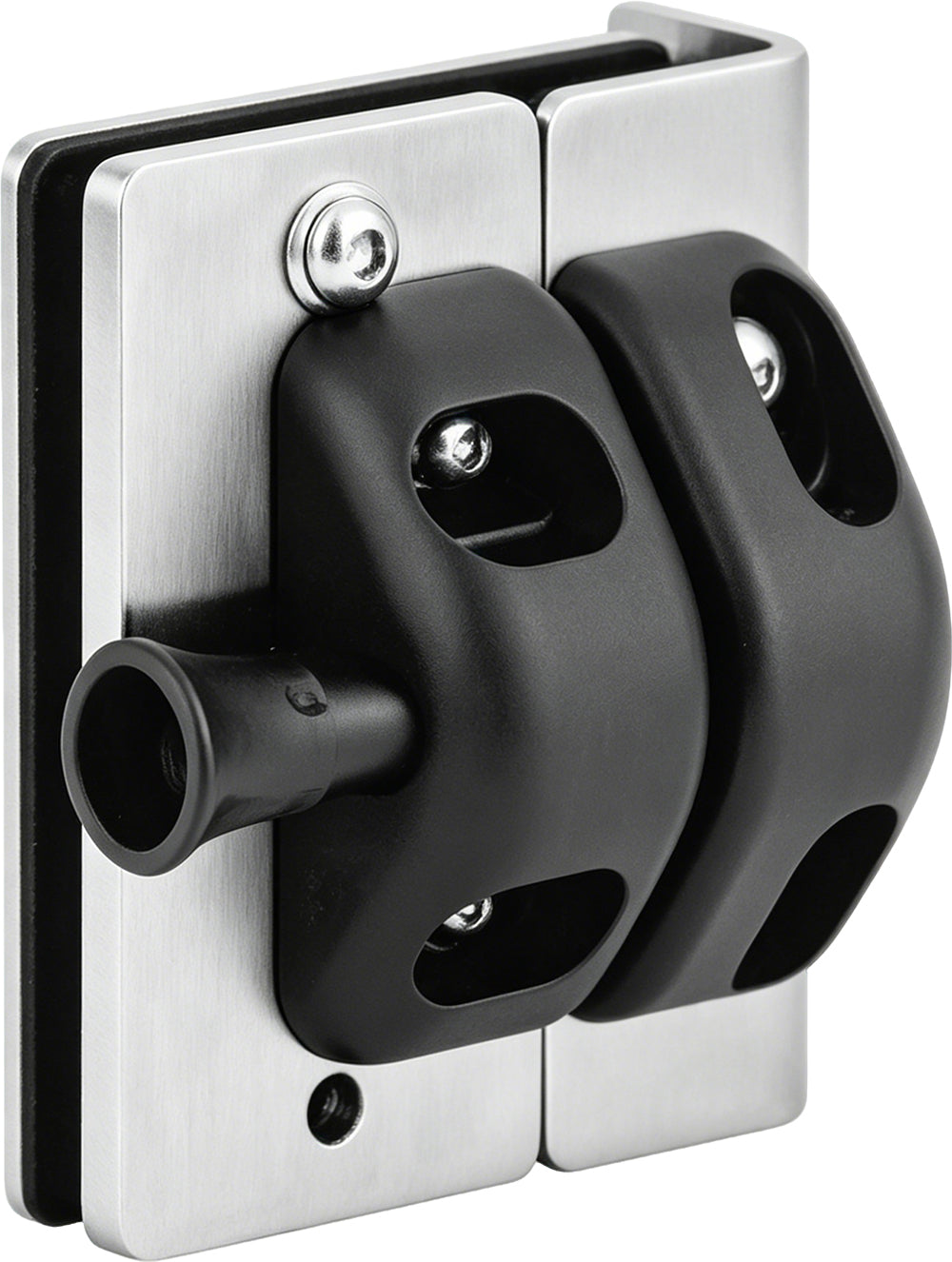 Wall Mount Gate Latch with Magnetic Lock-Brushed Nickel