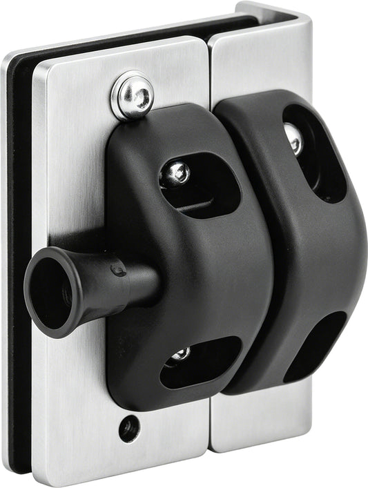 Wall Mount Gate Latch with Magnetic Lock-Brushed Nickel