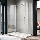 UKS04RP 66 to 72 in. W X 38-40 in. D X 80 in. H U-Channel Frameless Sliding Shower Door  with EnduroShield 3/8 in. Clear Glass