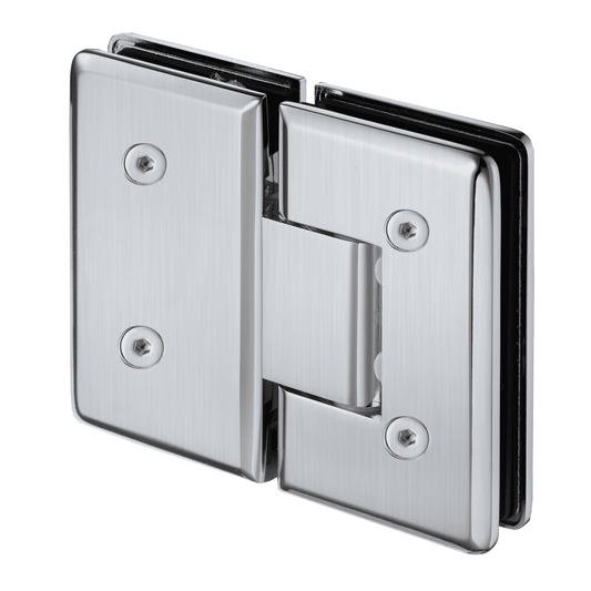 HINGE CHA SERIES - HEAVY DUTY BEVELED GLASS TO GLASS 180 DEGREES