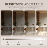 LED Mirror Frameless LED Vanity Mirror, Anti-Fog Bathroom Wall Mirror with Front Light