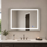 LED Mirror Frameless LED Vanity Mirror, Anti-Fog Bathroom Wall Mirror with Front Light