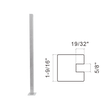 SINGLE NOTCH POST CLMAP (CNR02PT-44)