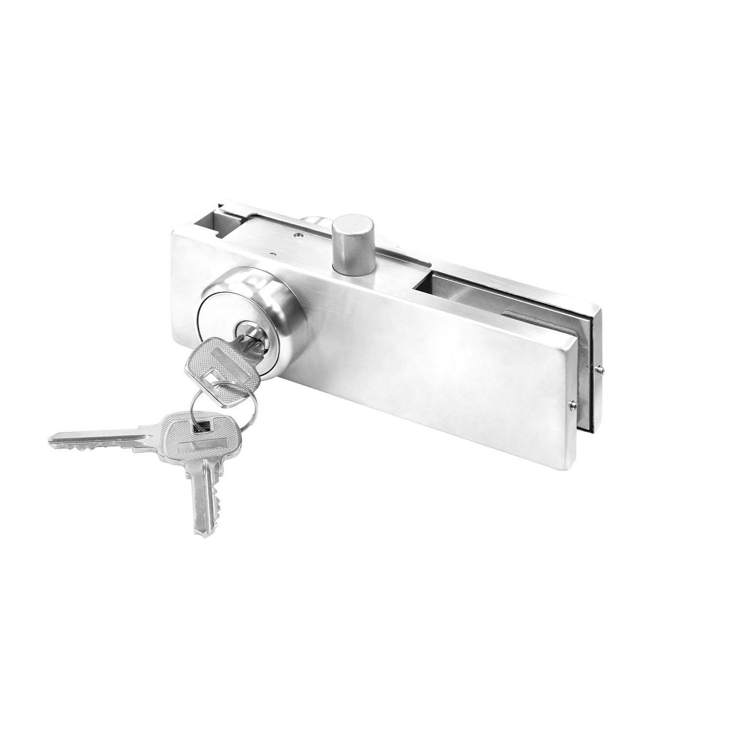 Patch Lock Use PATCH LOCK, ALUMINUM+SS304 – Unikoo Glass & Hardware