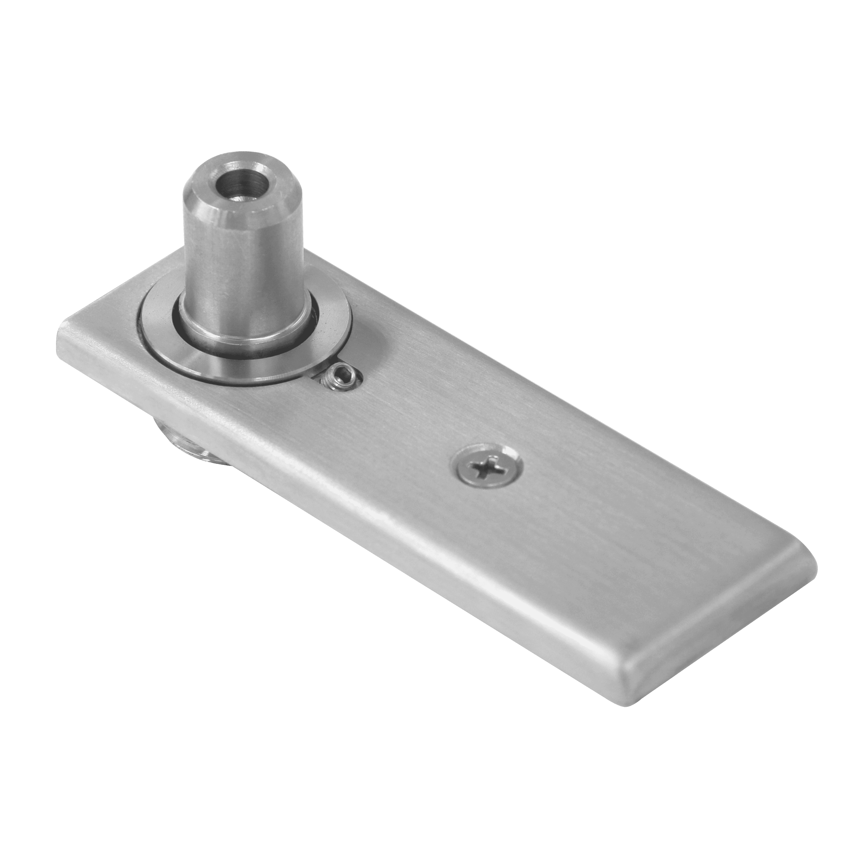 ADJUSTABLE FREE-SWINGING FLOOR PIVOT, ALUMINUM+SS304