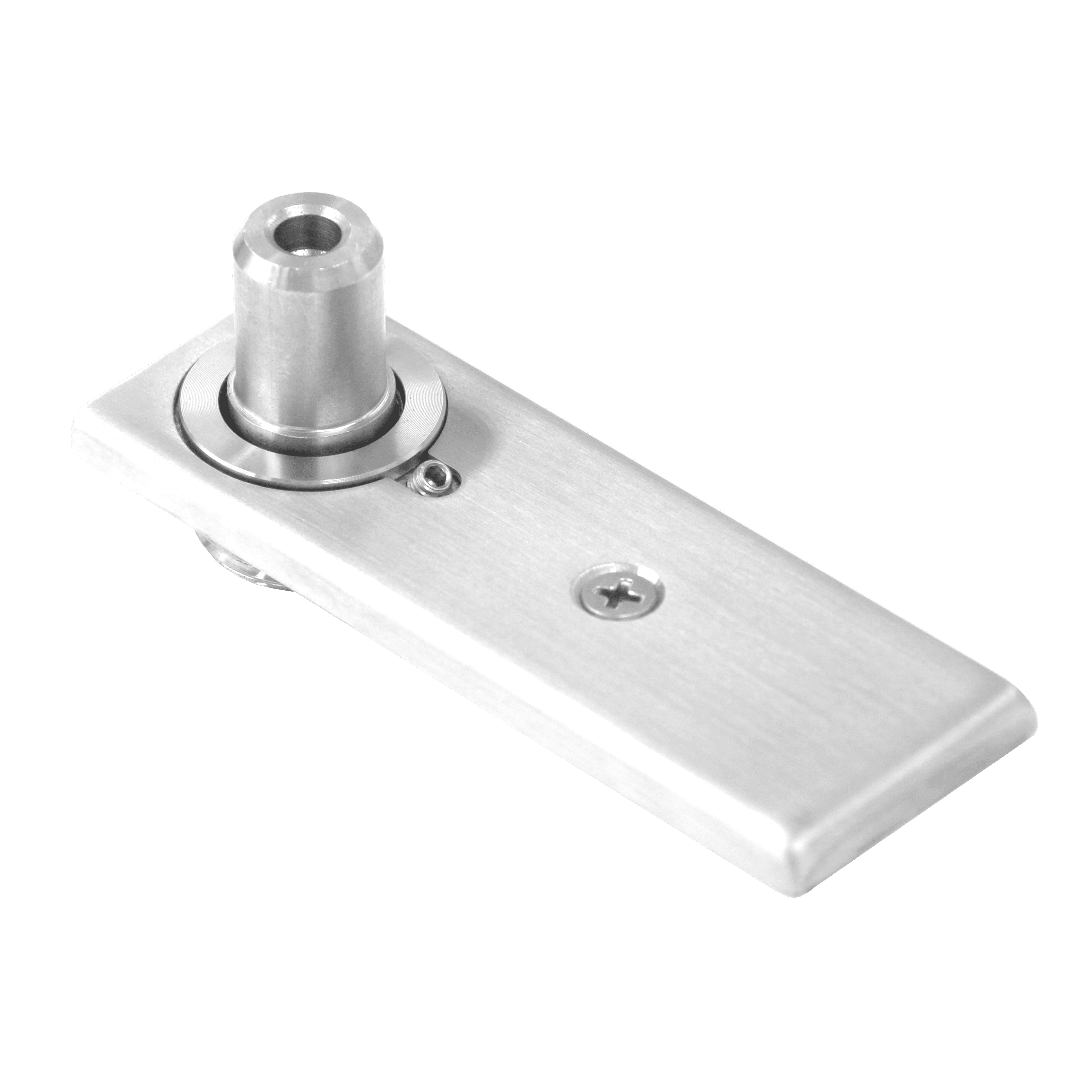 ADJUSTABLE FREE-SWINGING FLOOR PIVOT, ALUMINUM+SS304