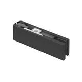 TOP DOOR PATCH FITTING WITH 1NT303 INSERT, ALUMINUM+SS304