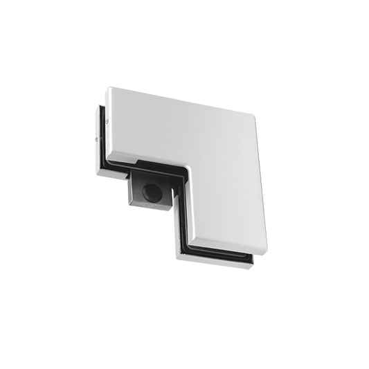 SIDELITE MOUNTED TRANSOM PATCH WITH REVERSIBLE DOOR STOP, ALUMINUM+SS304