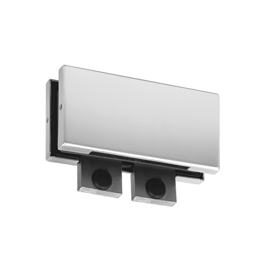 TRANSOM MOUNTED CONNECTOR WITH TWO REVERSIBLE DOOR STOPS, ALUMINUM+SS304
