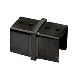 Conector en línea para riel con tapa cuadrada de 1-9/16"