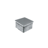 SQUARE FLUSH END CAP