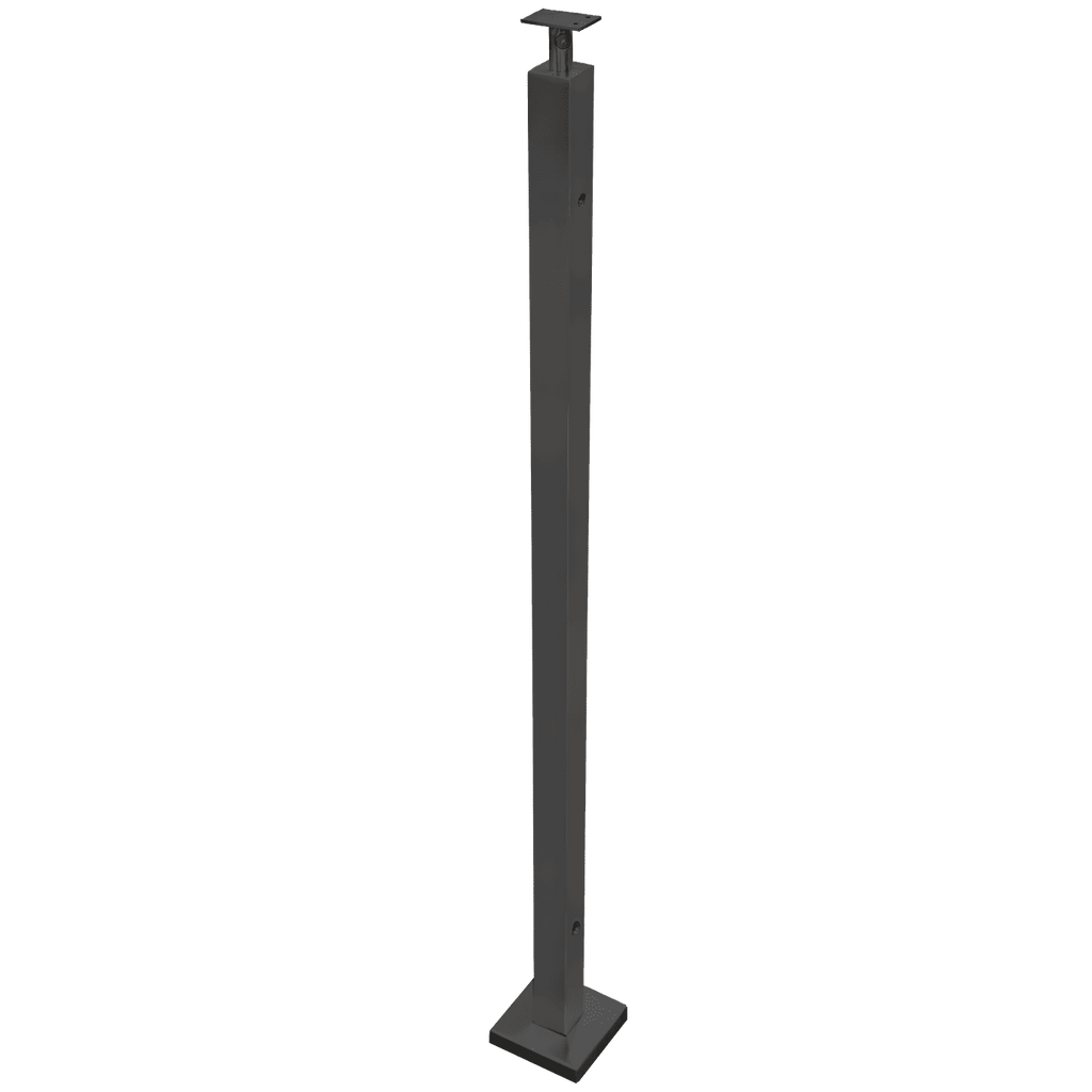 SINGLE SIDE GLASS CLAMP POST SQUARE (CRS39GC) – Unikoo Glass & Hardware
