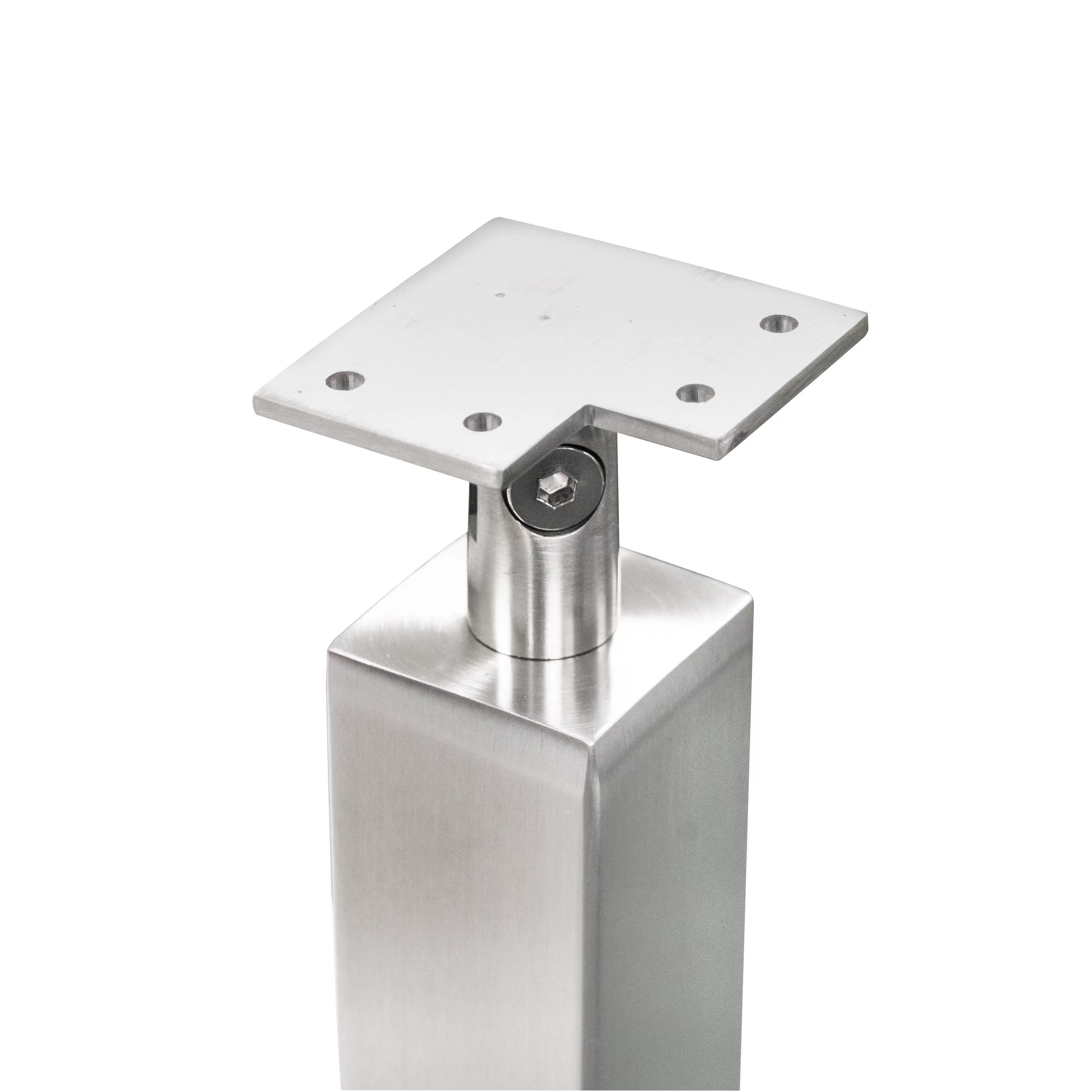 90 DEGREE BILATERAL GLASS CLAMP POST