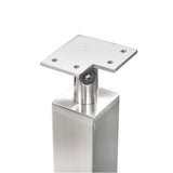 90 DEGREE BILATERAL GLASS CLAMP POST