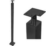 90 DEGREE BILATERAL GLASS CLAMP POST