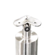 90 DEGREE BILATERAL GLASS CLAMP ROUND POST